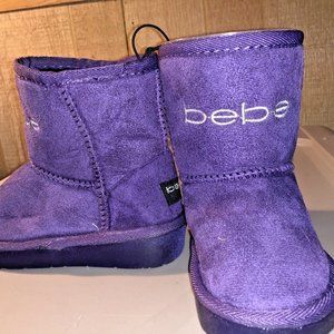 Bebe girls light up Faux Suede Boots. Girls Size-10